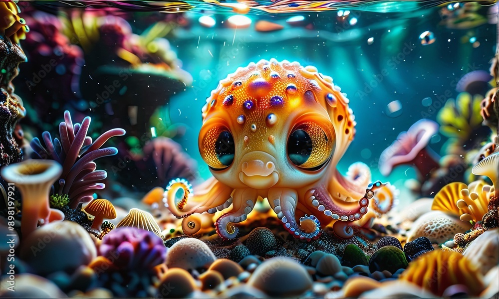 Colorful Octopus Pup Colorful Octopus Pup