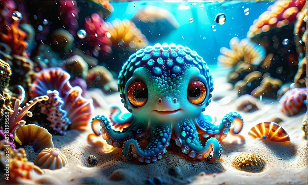 Colorful Octopus Pup Colorful Octopus Pup
