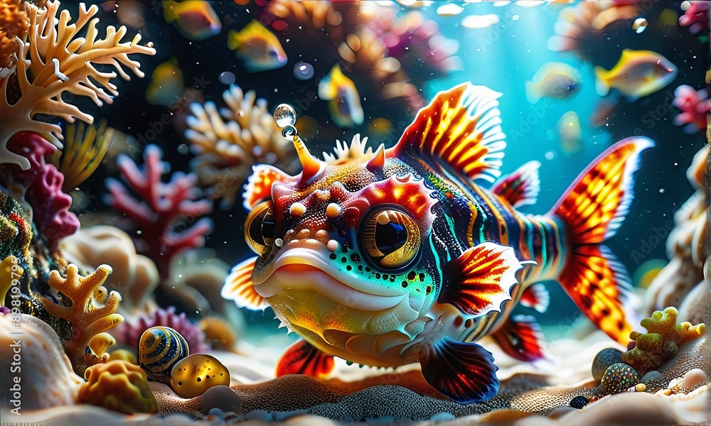 Colorful Fantasy Fish Colorful Fantasy Fish