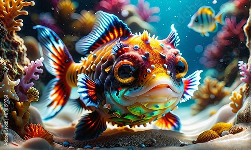 Colorful Fantasy Fish © ole