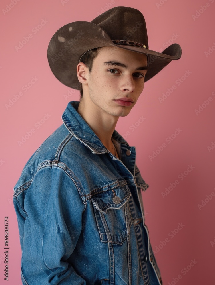Cowboy posing Cowboy posing