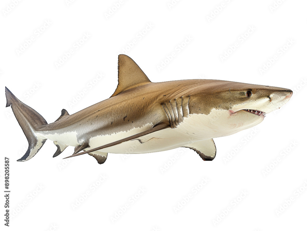 Obraz premium Shark isolated on transparent background
