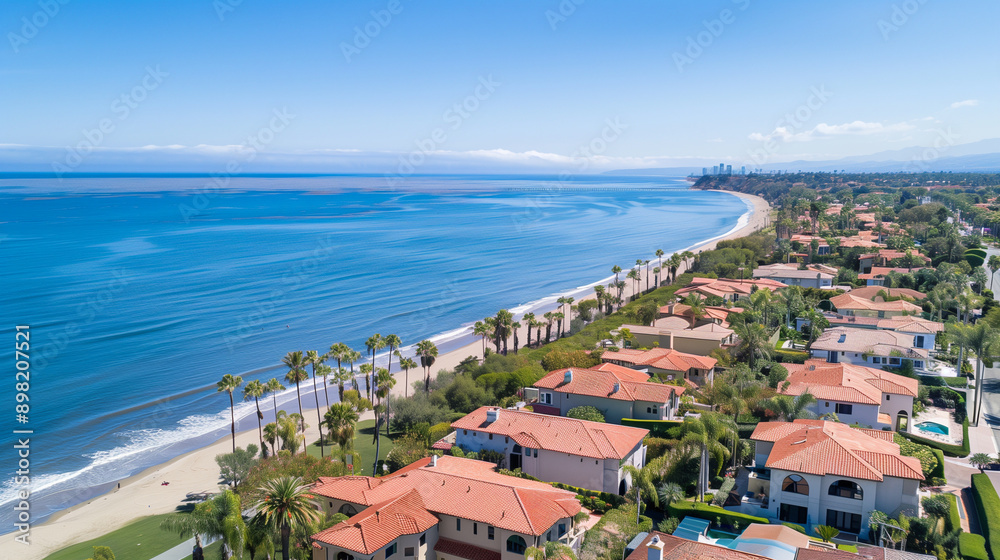 Naklejka premium Aerial ocean views