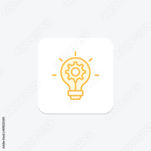 Innovation duotone line icon , vector, pixel perfect, illustrator file
