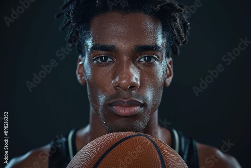 Man with Basketball