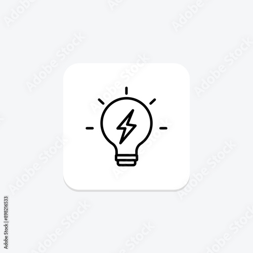 Energy line icon , vector, pixel perfect, illustrator file