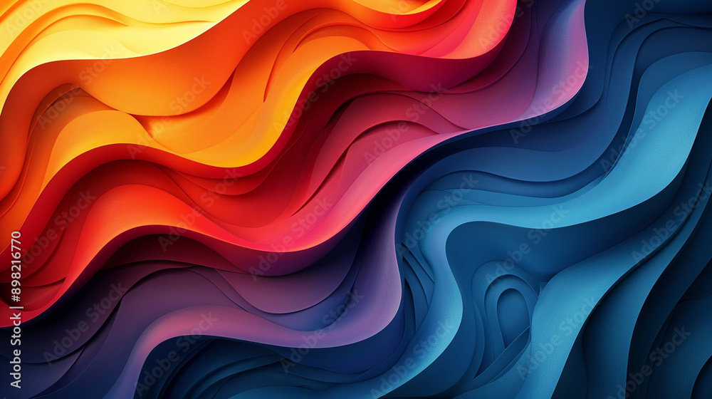 Immerse in the vibrant world of abstract art with these stunning graphics, showcasing dynamic waves of color and intricate patterns, perfect for adding a touch of creativity and energy to any project