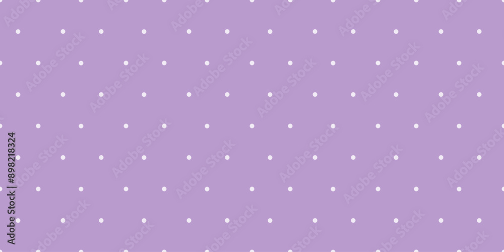A seamless texture of purple and white polka dot. Pattern consists of white dots uniformly distributed on a purple backdrop. Versatile design can be used in fashion, home decor. A seamless texture of purple and white polka dot. Pattern consists of white dots uniformly distributed on a purple backdrop. Versatile design can be used in fashion, home decor.