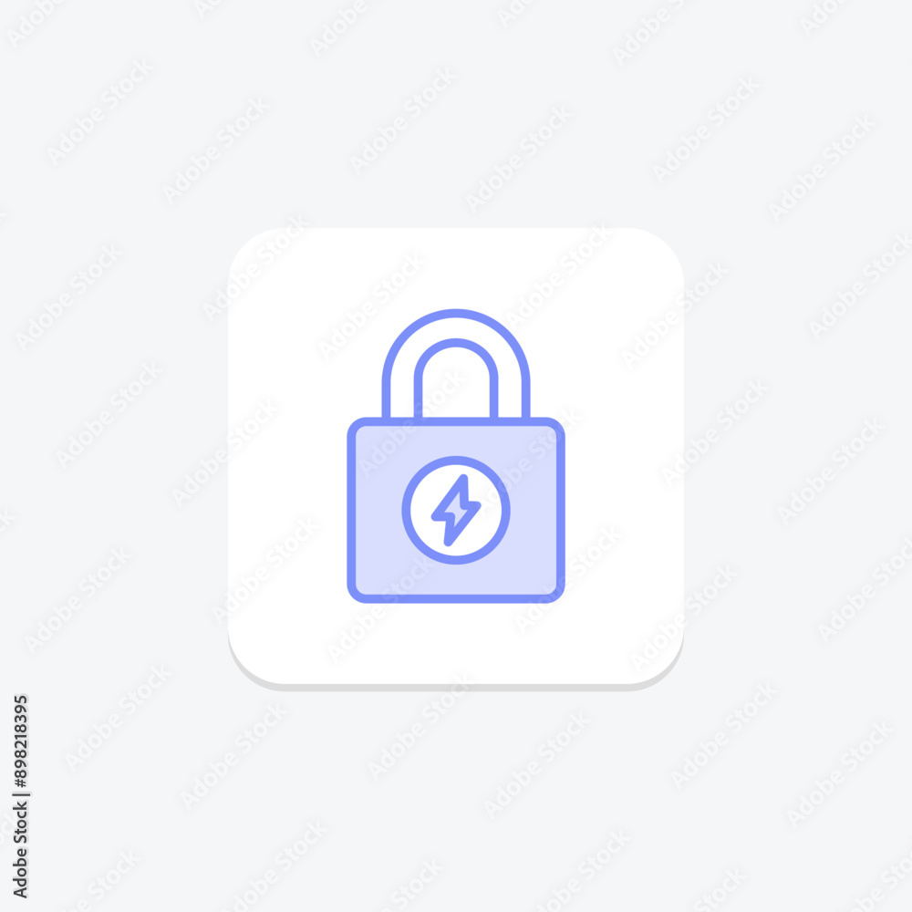 Energy Security duotone line icon , vector, pixel perfect, illustrator file Energy Security duotone line icon , vector, pixel perfect, illustrator file