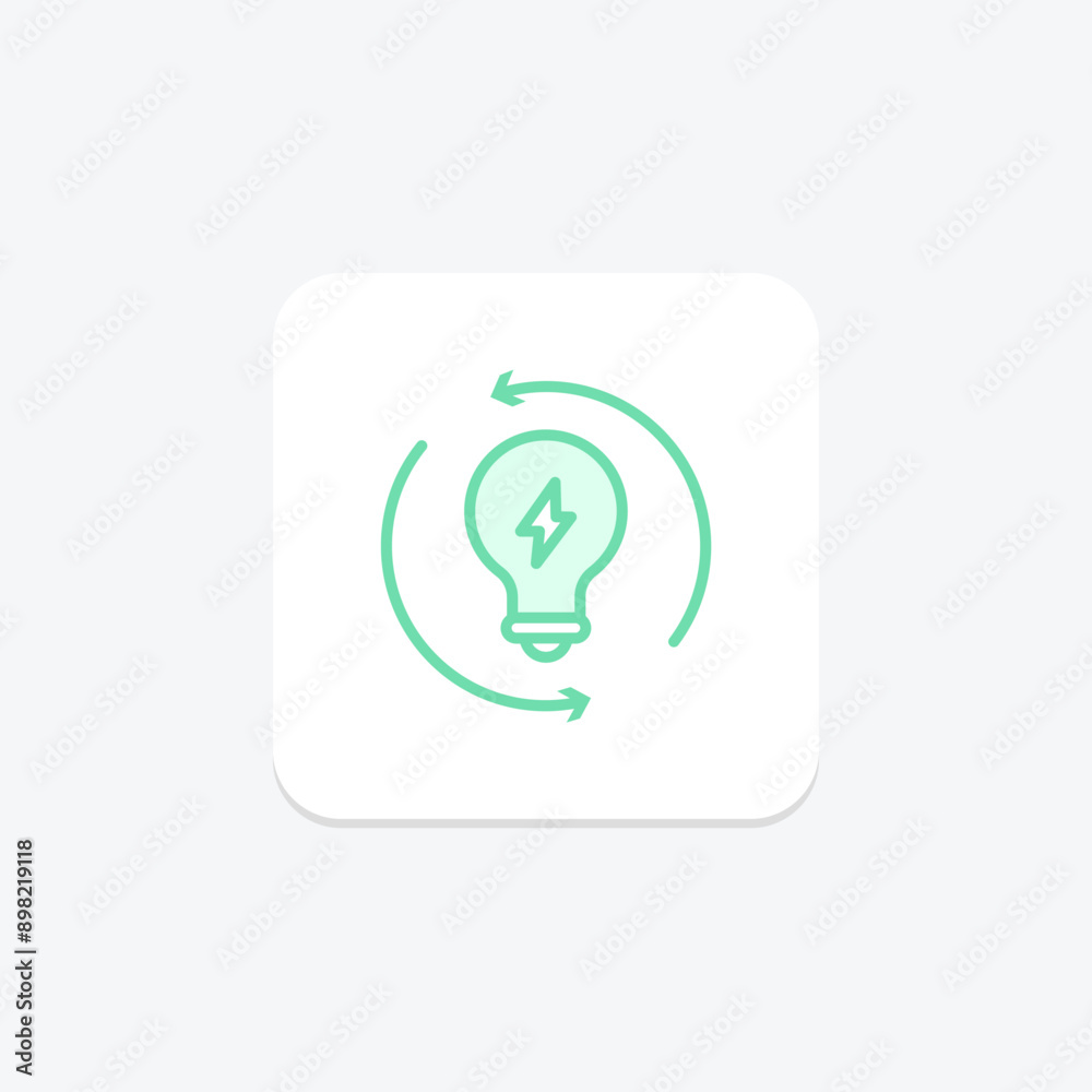 Energy Renewable duotone line icon , vector, pixel perfect, illustrator file Energy Renewable duotone line icon , vector, pixel perfect, illustrator file