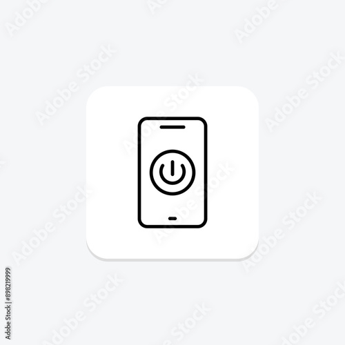 Free Download Energy Mobile Power line icon , vector, pixel perfect, illustrator file - GFXLoad