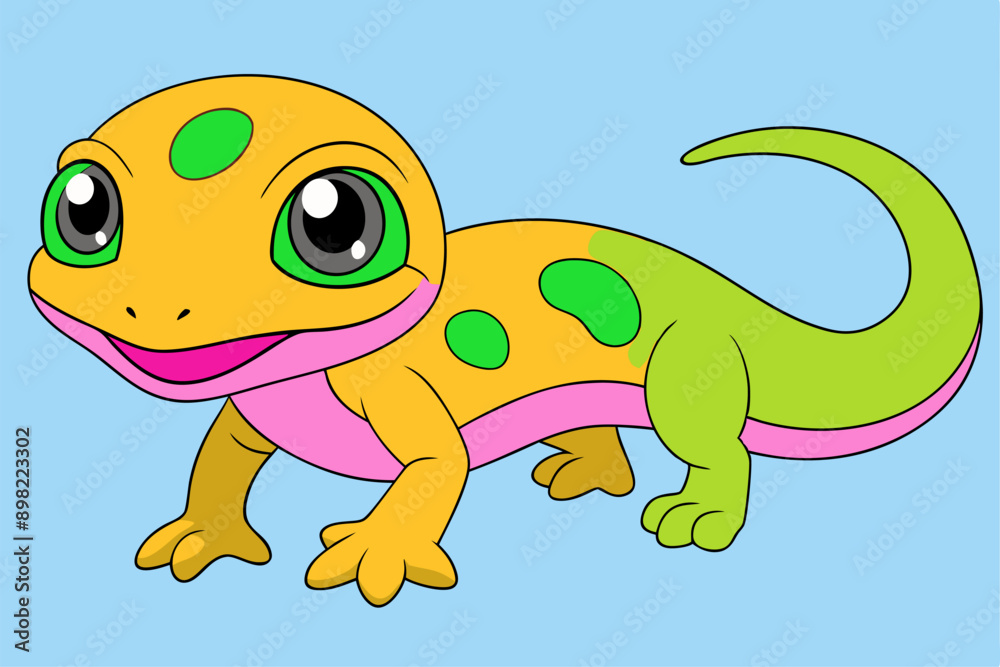 Adorable Lizard Vector Graphic For Web And Print. Premium Lizard Illustration For All Creative Projects. Adorable Lizard Vector Graphic For Web And Print. Premium Lizard Illustration For All Creative Projects.