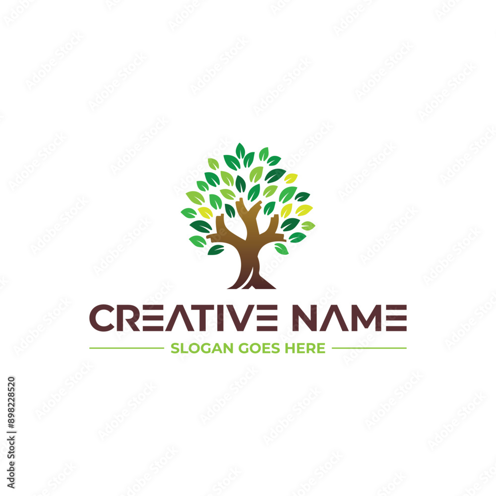 Obraz premium Professional Tree And Brances Logo Design Concept