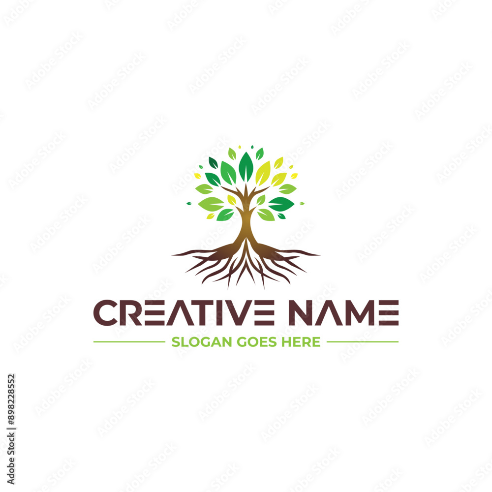 Obraz premium Professional Tree And Brances Logo Design Concept