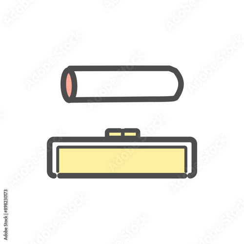 印鑑 　印鑑ケース　イラスト