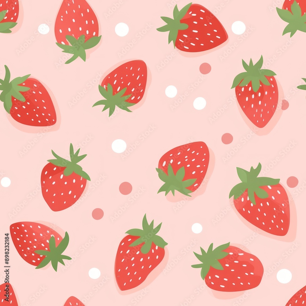 Strawberry pattern backgrounds fruit.
