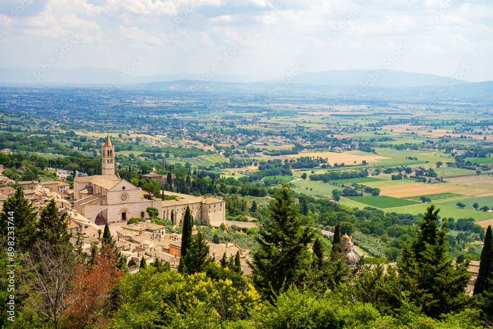 Obraz premium Panorama Assisi