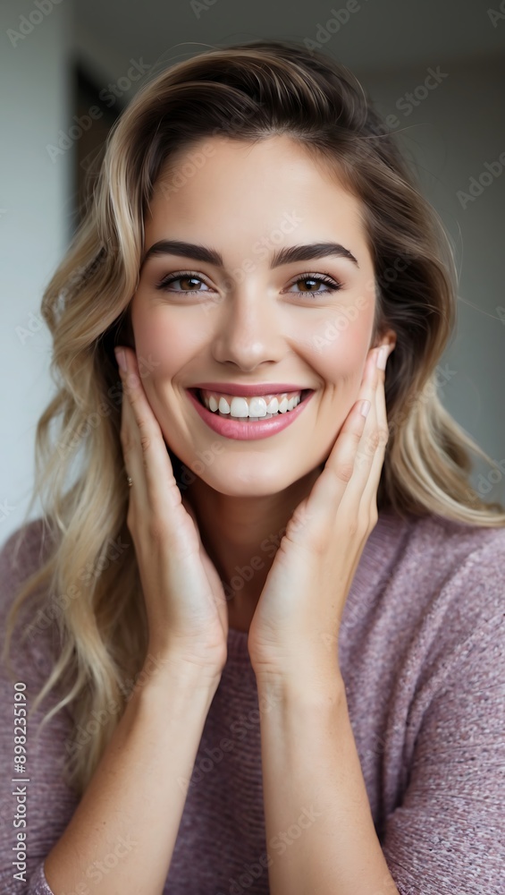 Portrait of a Beautiful Lady Smiling with Radiant Expression and Natural Beauty Captured in a Stunning Photograph Portrait of a Beautiful Lady Smiling with Radiant Expression and Natural Beauty Captured in a Stunning Photograph