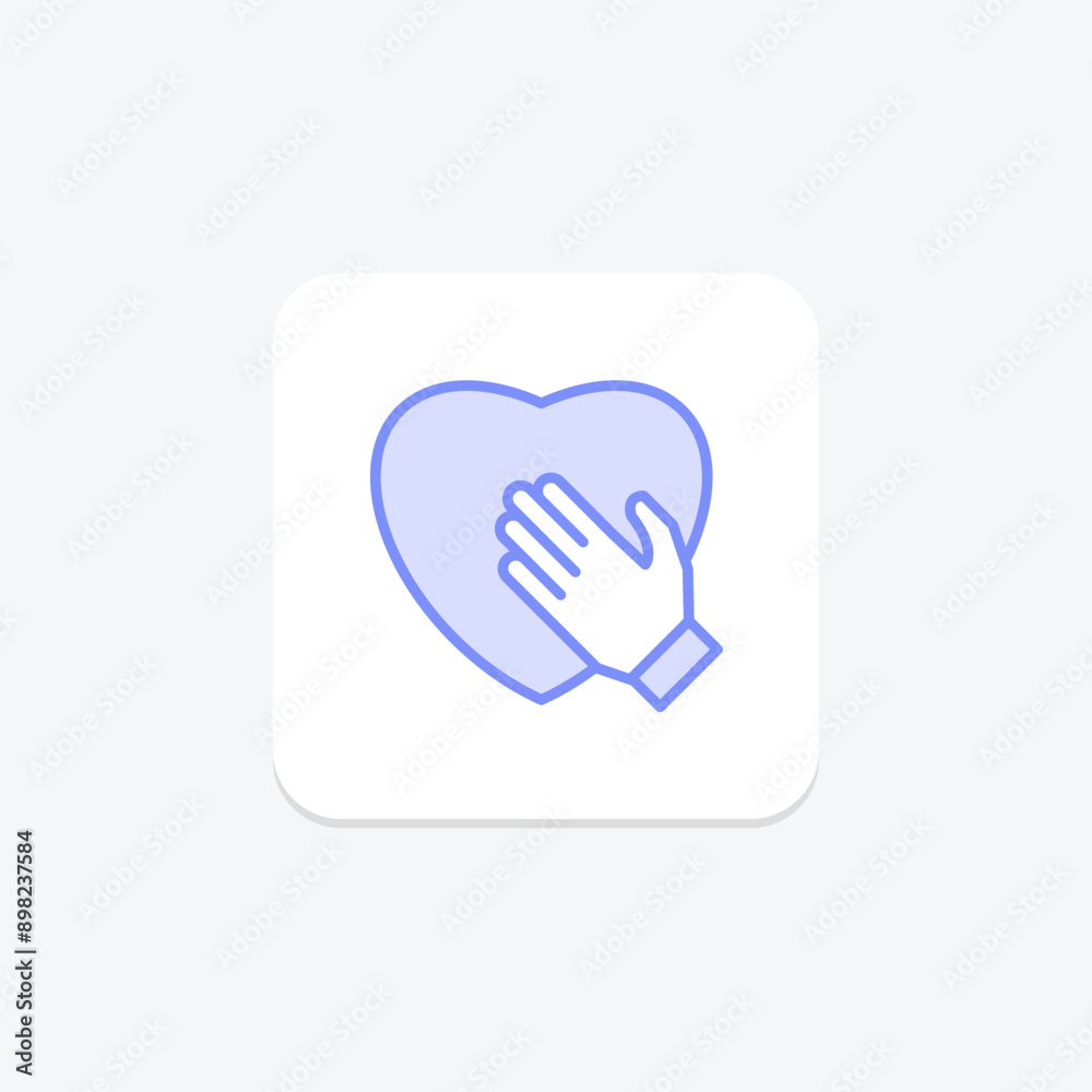 Self Honesty duotone line icon , vector, pixel perfect, illustrator file Self Honesty duotone line icon , vector, pixel perfect, illustrator file