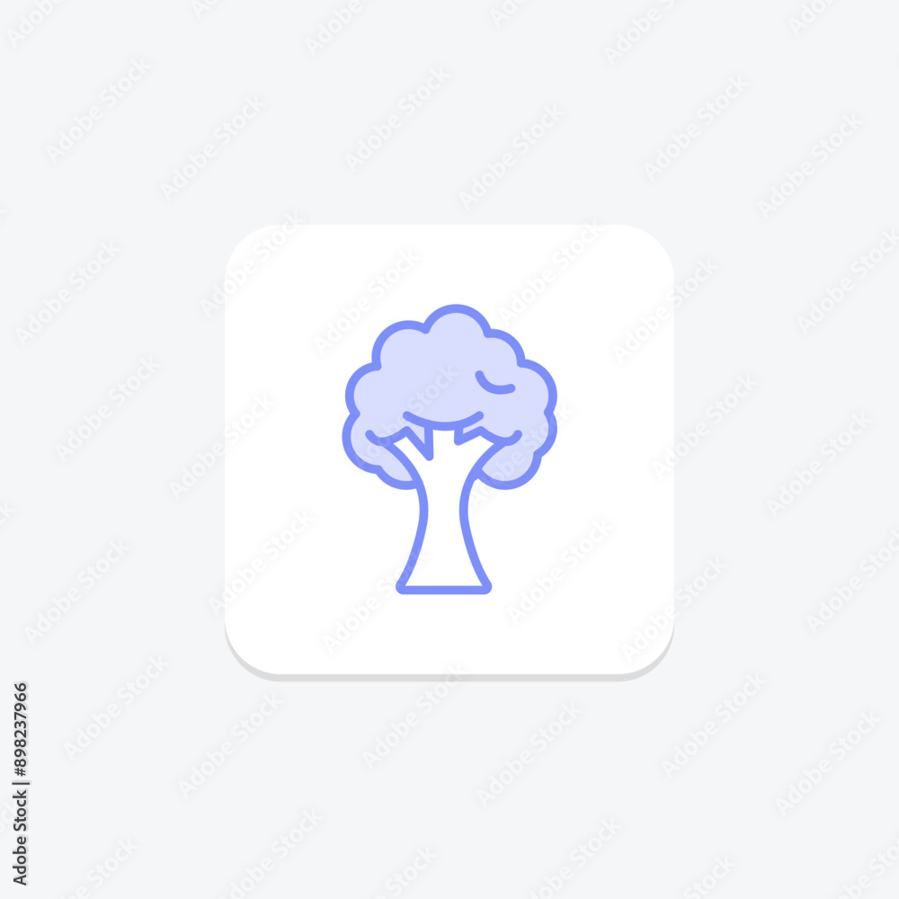 Self Wise Tree duotone line icon , vector, pixel perfect, illustrator file Self Wise Tree duotone line icon , vector, pixel perfect, illustrator file
