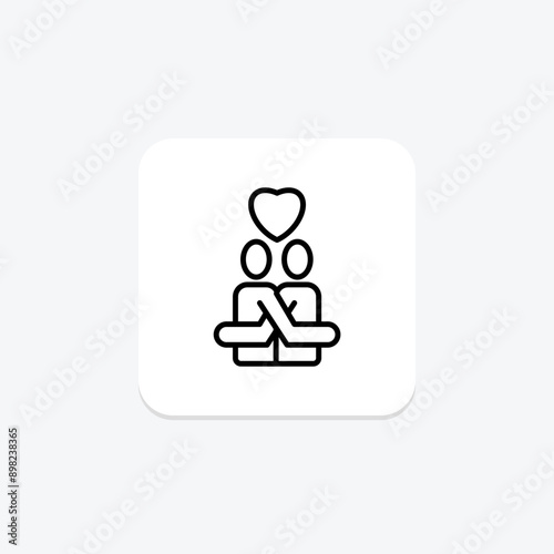 Self Respect line icon , vector, pixel perfect, illustrator file