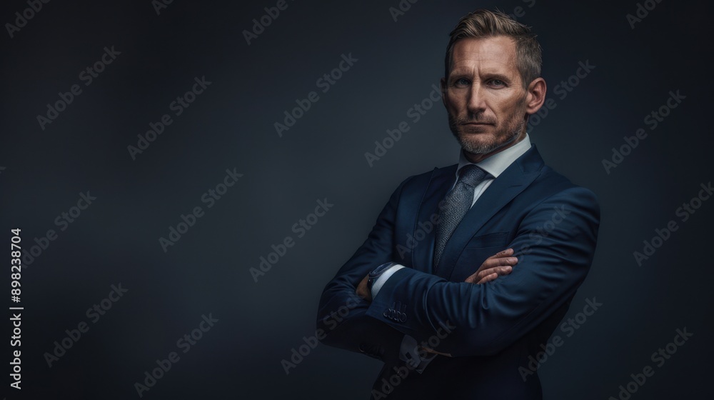 The Confident Businessman in Suit The Confident Businessman in Suit