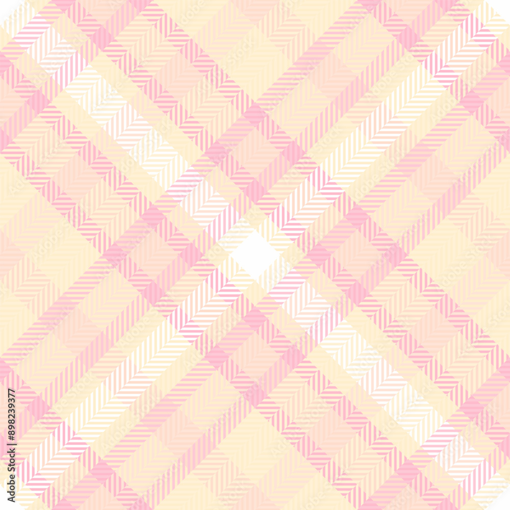 Template textile tartan check, dogtooth fabric seamless vector. Messy background texture plaid pattern in light and blanched almond colors. Template textile tartan check, dogtooth fabric seamless vector. Messy background texture plaid pattern in light and blanched almond colors.