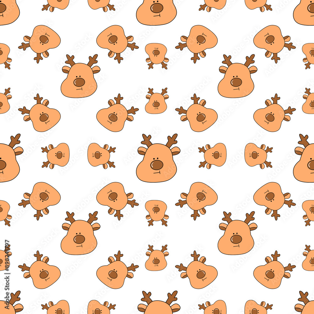 cute reindeer pattern 