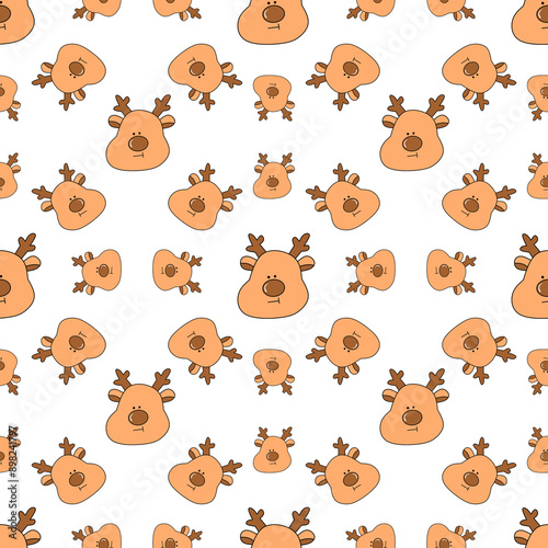 cute reindeer pattern 