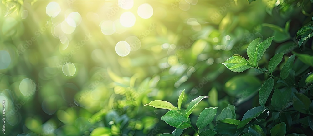 Blurred background of lush greenery in summer perfect for copy space image Blurred background of lush greenery in summer perfect for copy space image