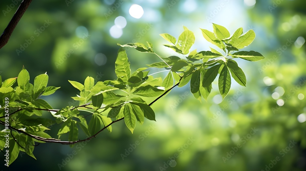 Softly Blurred Foliage in Spring, Showcasing the Vibrant Colors and Textures of Fresh Leaves and Natural Growth Softly Blurred Foliage in Spring, Showcasing the Vibrant Colors and Textures of Fresh Leaves and Natural Growth