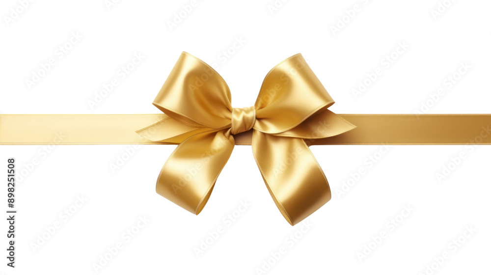 Golden ribbon isolated on white background. Golden ribbon isolated on white background.