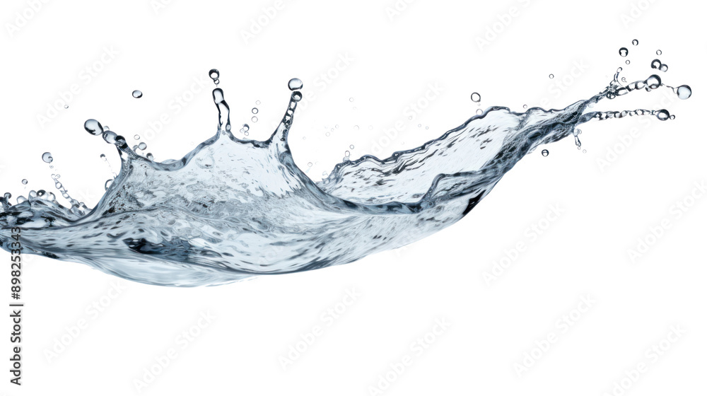 Splashing water isolated on white background. Splashing water isolated on white background.