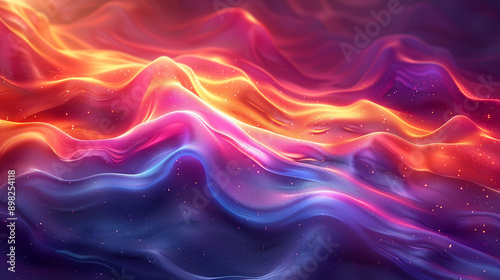 Wallpaper Mural Immerse in the vibrant world of abstract art with these stunning graphics, showcasing dynamic waves of color and intricate patterns, perfect for adding a touch of creativity and energy to any project Torontodigital.ca