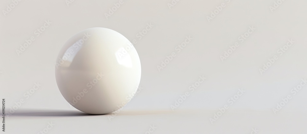 A ball showcased against a white backdrop leaving space for text or graphics within the image. Creative banner. Copyspace image A ball showcased against a white backdrop leaving space for text or graphics within the image. Creative banner. Copyspace image