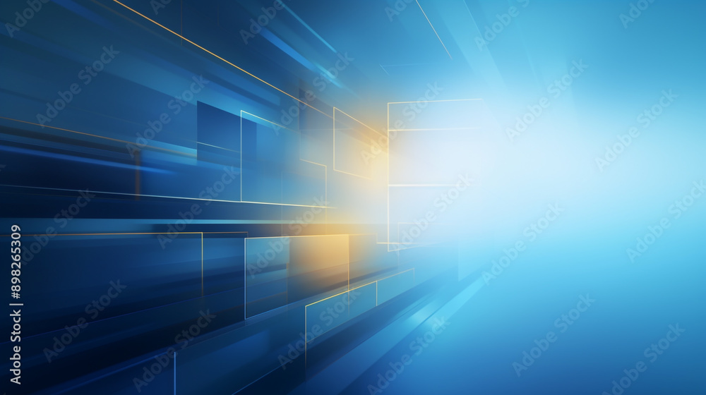 abstract blue gold digital background. abstract blue gold digital background.
