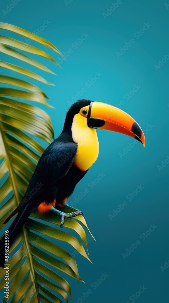 Fototapeta premium A toucans animal bird beak.