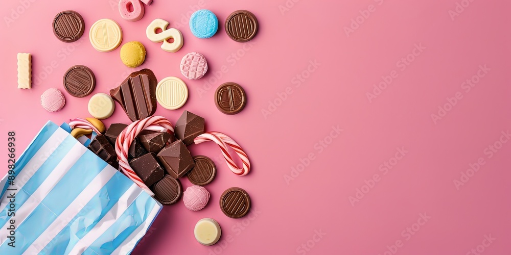 Colorful and Joyful Sinterklaas Celebration with Traditional Treats Colorful and Joyful Sinterklaas Celebration with Traditional Treats