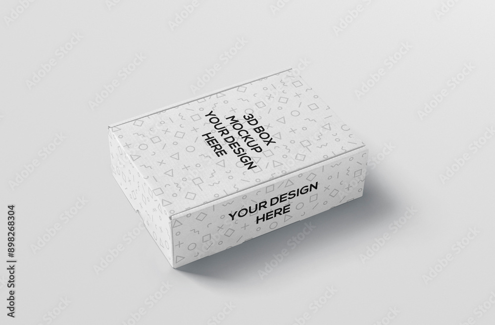 Rectangular Packaging Box Mock Up 3 Rectangular Packaging Box Mock Up 3