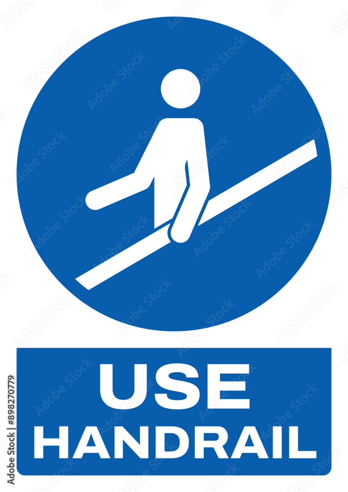 ISO mandatory safety signs v2 tex variation_use handrail size a4/a3/a2/a1 ISO mandatory safety signs v2 tex variation_use handrail size a4/a3/a2/a1
