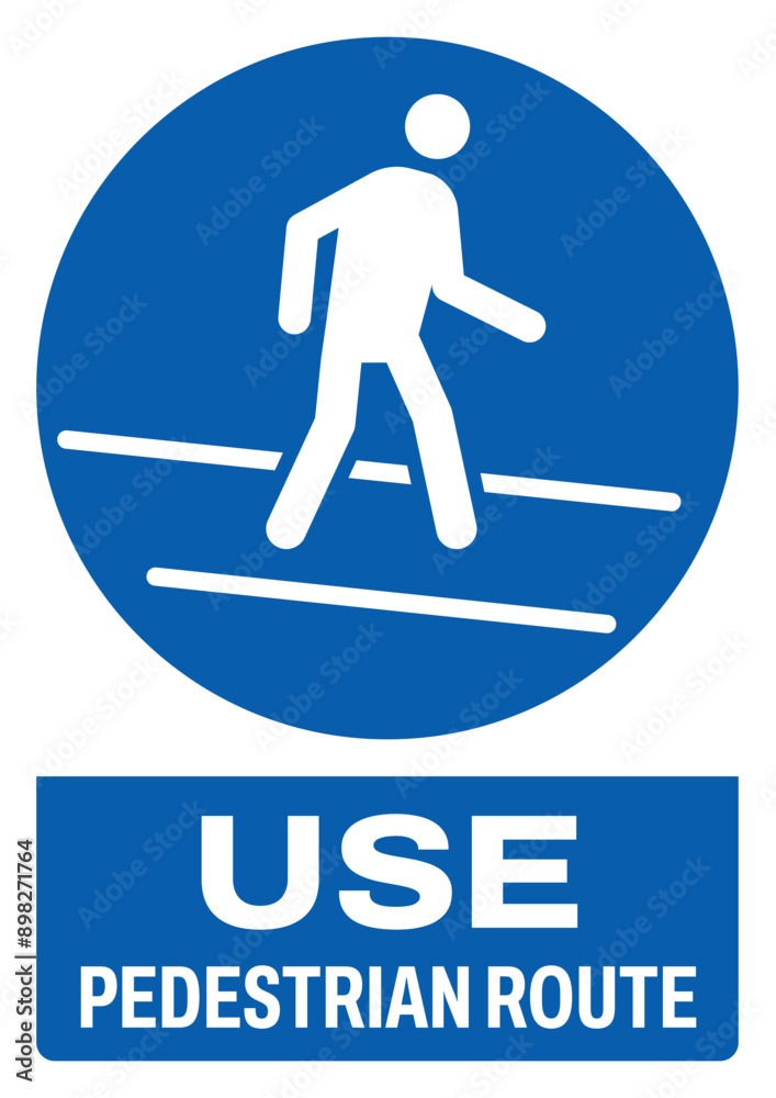 ISO mandatory safety signs v2 tex variation_use pedestrian route size a4/a3/a2/a1 ISO mandatory safety signs v2 tex variation_use pedestrian route size a4/a3/a2/a1