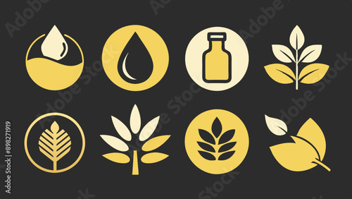 Unique Natural Product Logos for Organic Brands.