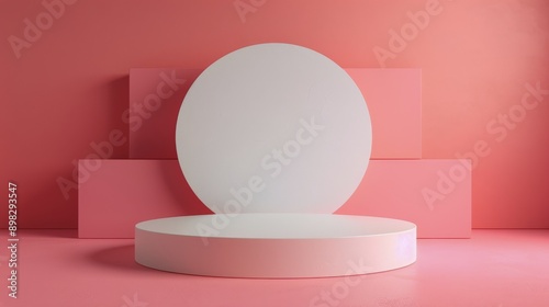 White Object on Pink Surface