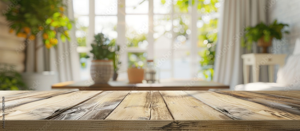 Blurry living room in the background of a tabletop with room for a copy space image Blurry living room in the background of a tabletop with room for a copy space image