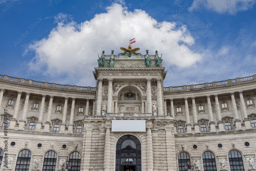 Baroque Hofburg palace, Neue Burg, Vienna, Austria