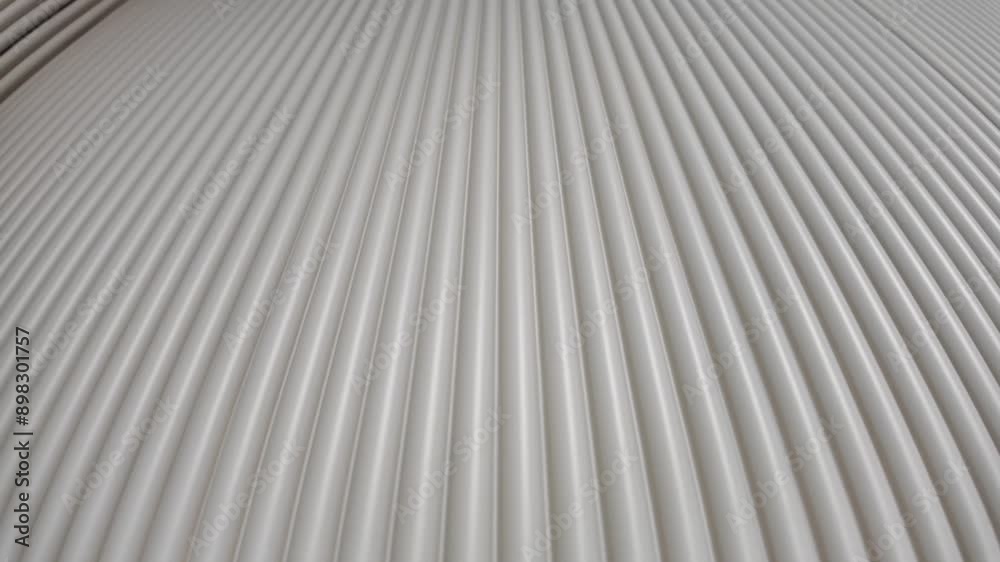 Grooved fronts of kitchen cabinets. Modern kitchen style. Grooved fronts of kitchen cabinets. Modern kitchen style.
