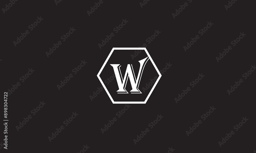 W, WW, Abstract Letters Logo Monogram W, WW, Abstract Letters Logo Monogram