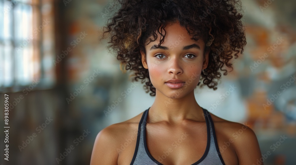 Woman in a Sports Bra Top and Shorts Woman in a Sports Bra Top and Shorts