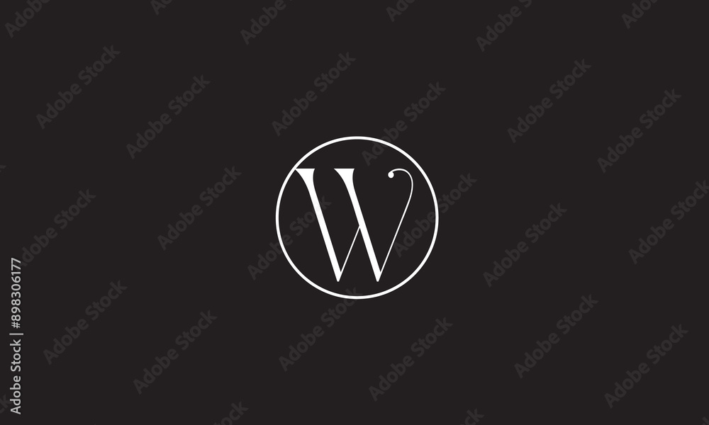 W, WW, Abstract Letters Logo Monogram W, WW, Abstract Letters Logo Monogram