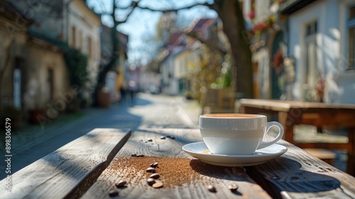 Coffee Cup on Table